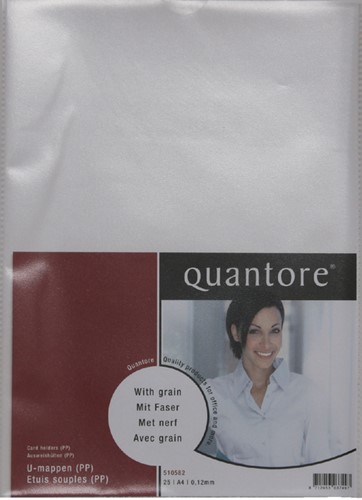 Insteekmap U-model Quantore A4 PP 0.12mm 25 stuks-3
