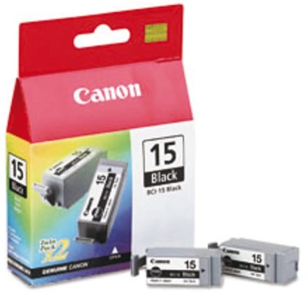 INKCARTRIDGE CANON BCI-15 2X ZWART 2 Stuk