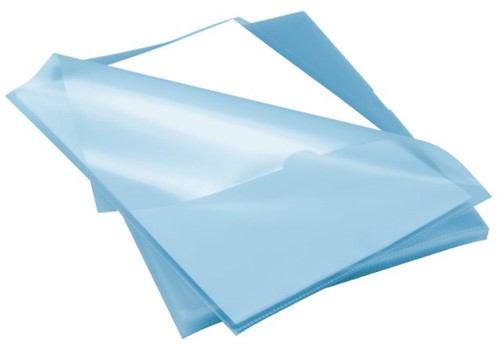 INSTEEKHOES L-MODEL REXEL ANTI SLIP A4 PP BLAUW 25 Stuk