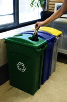 AFVALCONTAINER SLIM JIM BLAUW 87 LITER 1-1