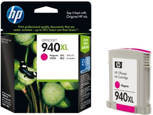 INKCARTRIDGE HP 940XL C4908AE HC ROOD 1 Stuk