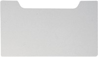 Afdekplaat Exacompta A4 dwars grijs