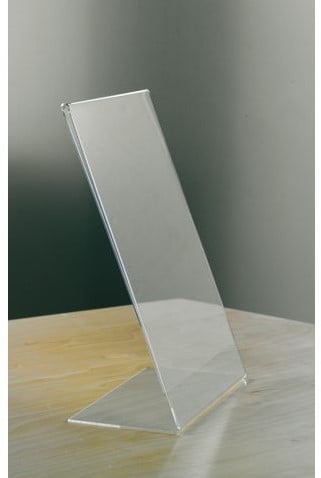 KAARTHOUDER OPUS2 A5 STAAND GLASHELDER SCHUIN 1 Stuk