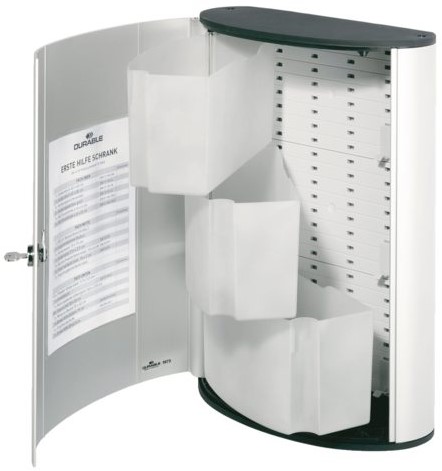 EHBO KAST DURABLE BOX L 400X302X118MM 1 Stuk