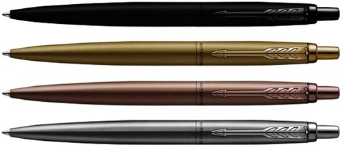 Balpen Parker Jotter XL Monochrome gold medium blister à 1 stuk-3