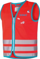Wowow Crazy Monster Jacket fluohesje, rood S (kind)