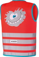 Wowow Crazy Monster Jacket fluohesje, rood, L (kind)-2