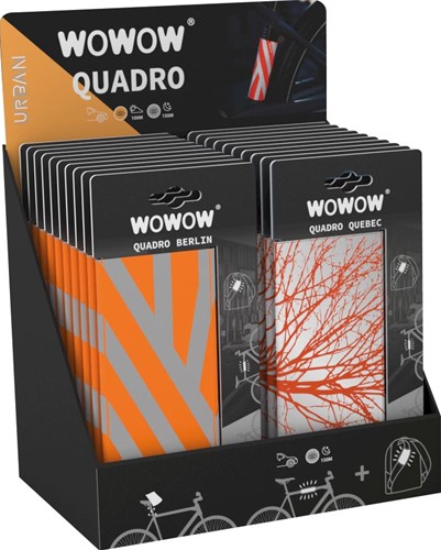 Wowow Quadro reflecterende band, toonbankdisplay van 20 stuks, assorti-2