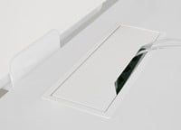ZNZ010 metalen kabeldoorvoerklep Van Lith Supplies One-Stop-Office-Shop