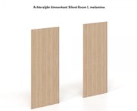 Achterzijde binnenkant Silent Room L melamine