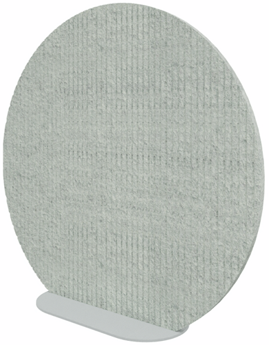 Vrijstaande ronde scheidingswand van PET vilt - Showroommodel 