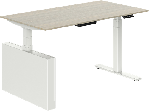 Wang/Leg Cover voor Ergonice Pro 80 cm breed - Grijs