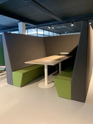 Akoestische Bank Ply - U Vorm - 160 cm hoog - Showroommodel