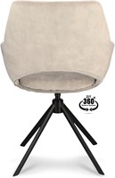 Akos _Armstoel_Adore_Oyster_ - Back