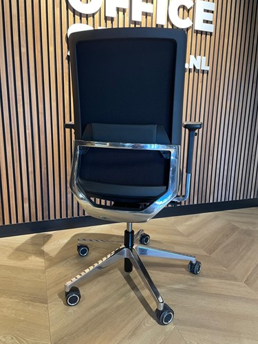 BUREAUSTOEL KOHL ANTEO ALU 5900- LEDER - SHOWROOMMODEL-2