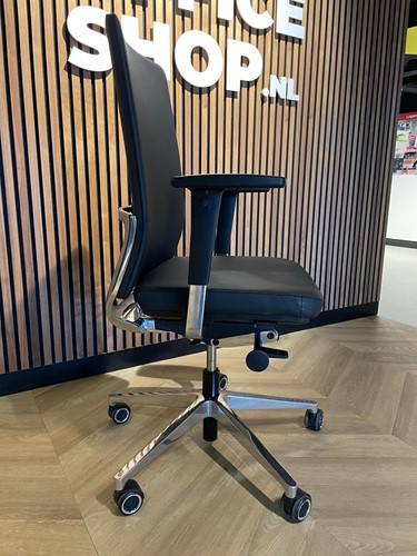 BUREAUSTOEL KOHL ANTEO ALU 5900- LEDER - SHOWROOMMODEL-3