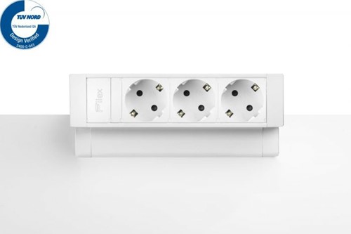Opbouw stekkerdoos Power Desk UP2.0 3x230V-2
