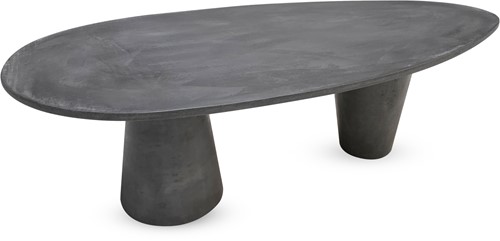 Betonnen Tafels met Organische Vormen en Diverse Afwerkingen