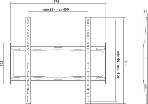 WANDSTEUN RECHT VESA 400 x 400-2