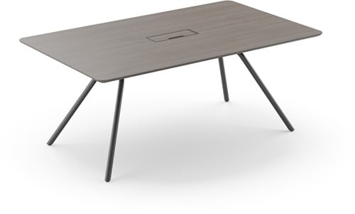 Vergadertafel Arqus - incl. ingebouwde stopcontacten