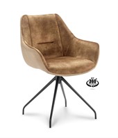 Carbine_Armstoel_Draai_Combo_Elephant1 2_ 203_Sand OUT  Bonnie_815 Walnut IN - Hoofdfoto.jpg