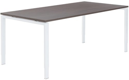 Carre bureau recht 4-poot incl. kabelgoot