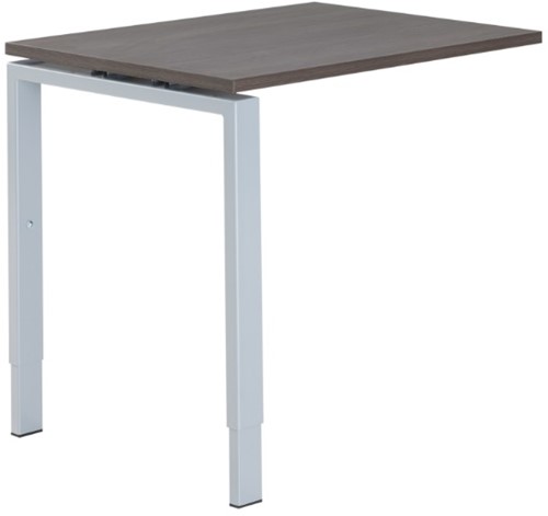 Carre Bureau Aanbouw Recht 4-poot
