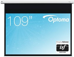 Wandscherm Optoma 109" (elektrisch)