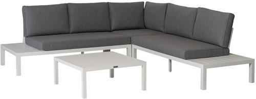 La Vida Loungeset Tuin Aluminium Wit