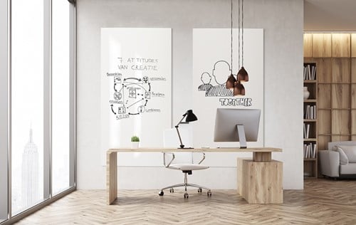 Chameleon Sharp magnetisch randloos whiteboard emaille