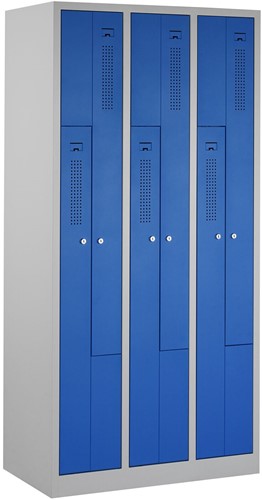 Z-Garderobekast 3 kolommen 87 cm breed