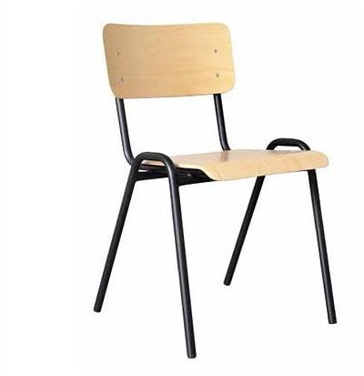 Stoel Cresta met houten zitting