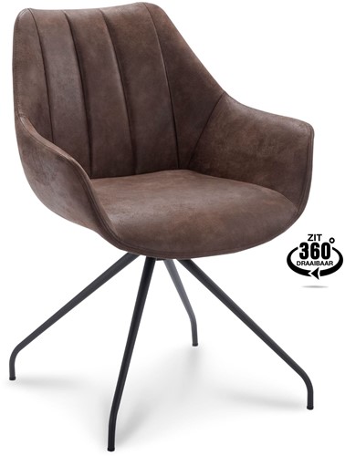 Armstoel Velor 360 spinpoot