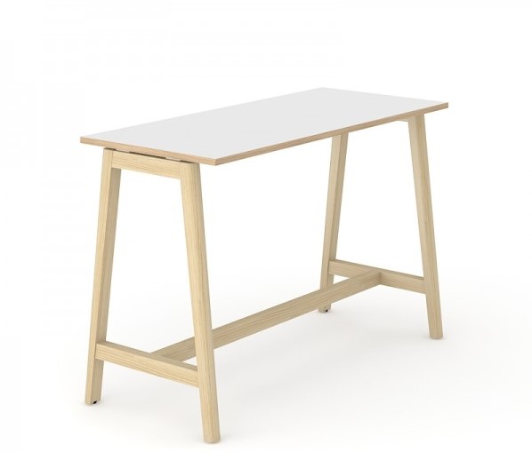 Verst slaap filosoof Hoge tafel met massief houten frame kopen?