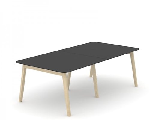 Vergadertafel Nova Wood HPL houten frame-2
