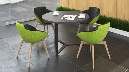 Stoel TULA met houten poten-2