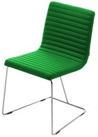 Vergaderstoel Info met verchroomd sledeframe-2