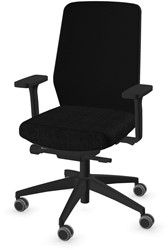 Bureaustoel Surf - 3D armleggers Zwart - Showroommodel