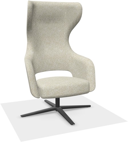 Loungestoel Sandie met hoge rug - Showroommodel 