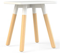 Corner Bijzettafel Recht Houten Poten