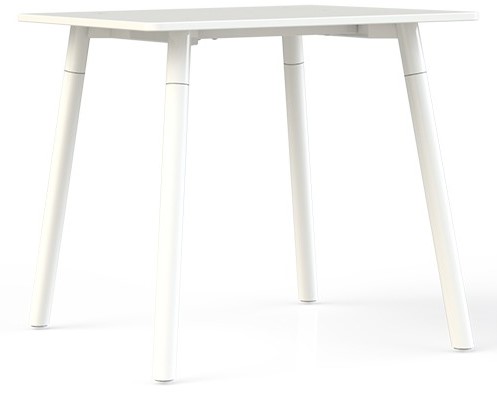 Corner tafel vierkant metalen poten
