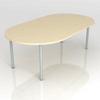 Vergadertafel Optima ovaal 200x100 cm-2