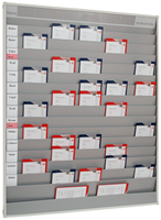 Dagplanbord/insteekbord voor klemborden 15 sleuven-2