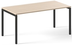 Bureau Nova U - Geen - 180 x 70 cm -Bladkleur PA07 - Amber oak - Framekleur Zwart - showroommodel