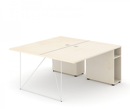 Duo bureau Air met open kast