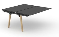 Bench bureau Nova Wood HPL uitbreidingselement houten frame