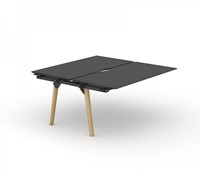 Bench bureau Nova Wood HPL uitbreidingselement houten frame-3