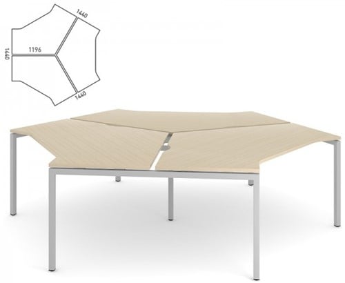 Bench bureau 3 Nova U