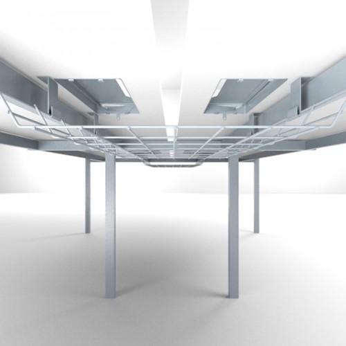 Kabelgoot 750 mm voor bench bureau