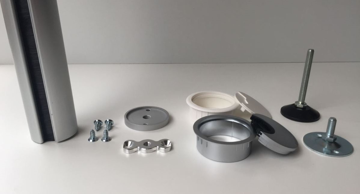 D-Line accessoirepakket voor kabelgoten 30x15mm kliksysteem wit